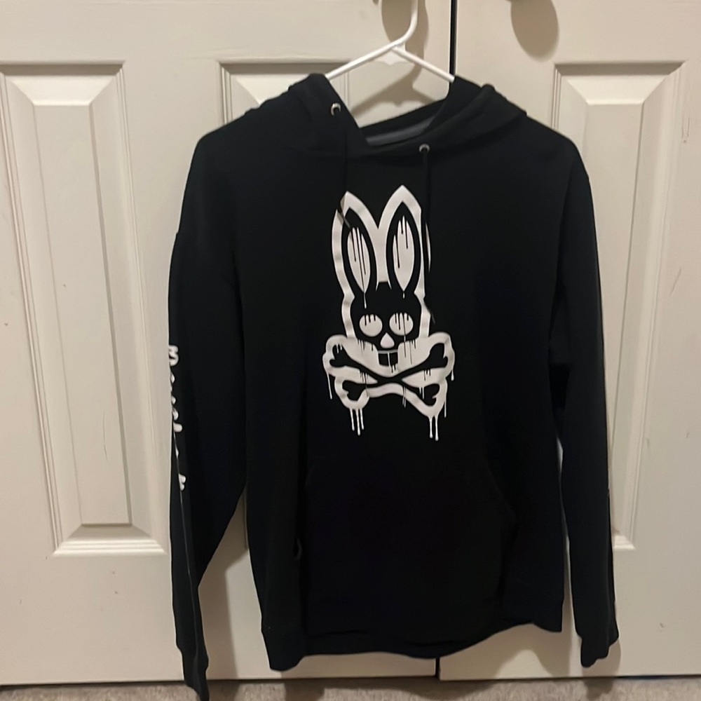 Black and white hoodie